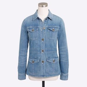 J.Crew Denim Military Jacket